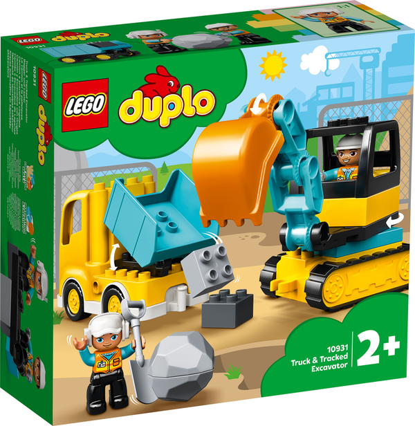LEGO 10931 DUPLO Construction Truck & Tracked Excavator
