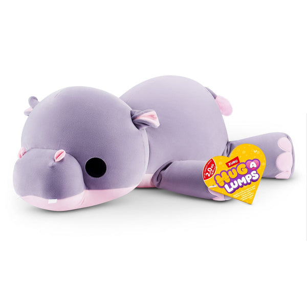 ZURU Hug A Lumps Large Weighted Plush - Harley Hippo