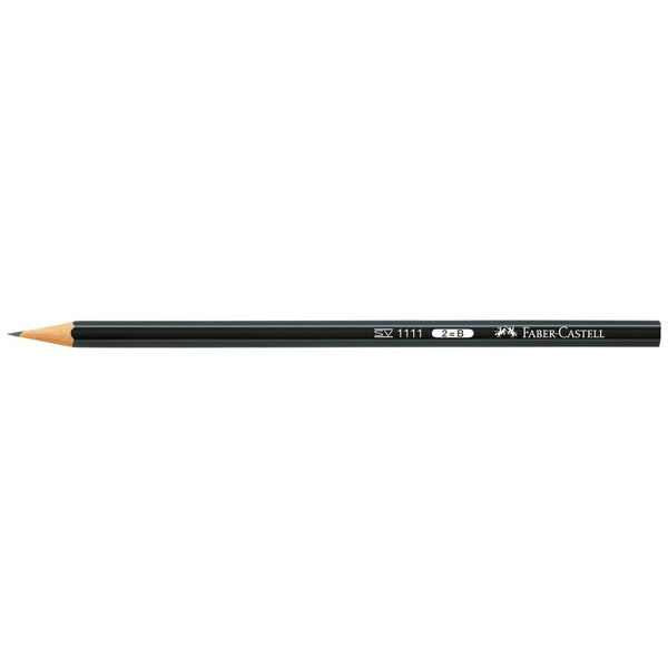 Faber-Castell 1111 Graphite Pencils 2B 12 Pack